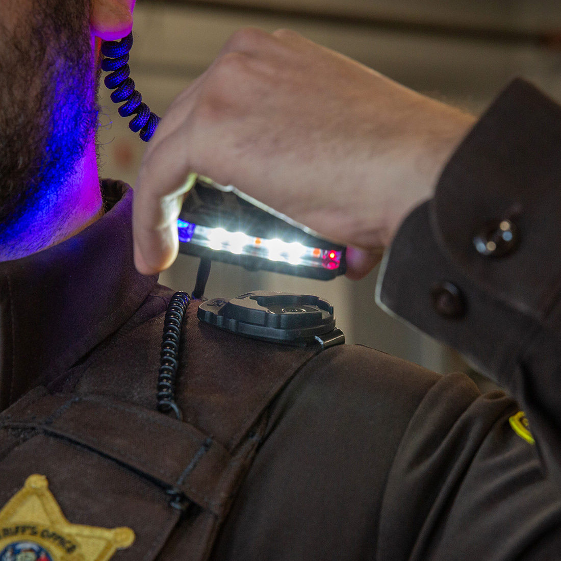 Guardian Angel light in use